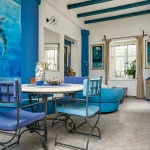 Living and dining area at Aspida in Kotor Old Town